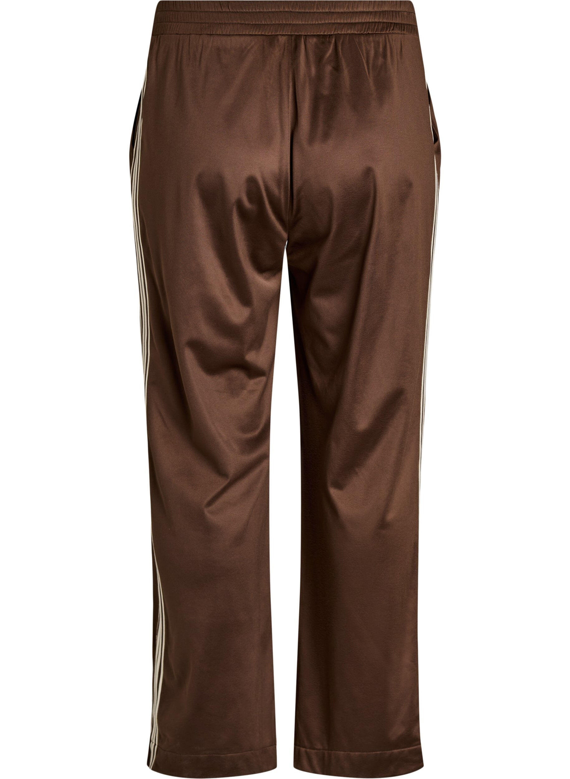 ZizziPantalon de surv&ecirc;tement avec bandes lat&eacute;rales et poches, Marron, Packshot image number 1