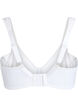 Soutien-gorge confort avec superposition en dentelle et bonnets moul&eacute;s, Blanc, Packshot image number 1