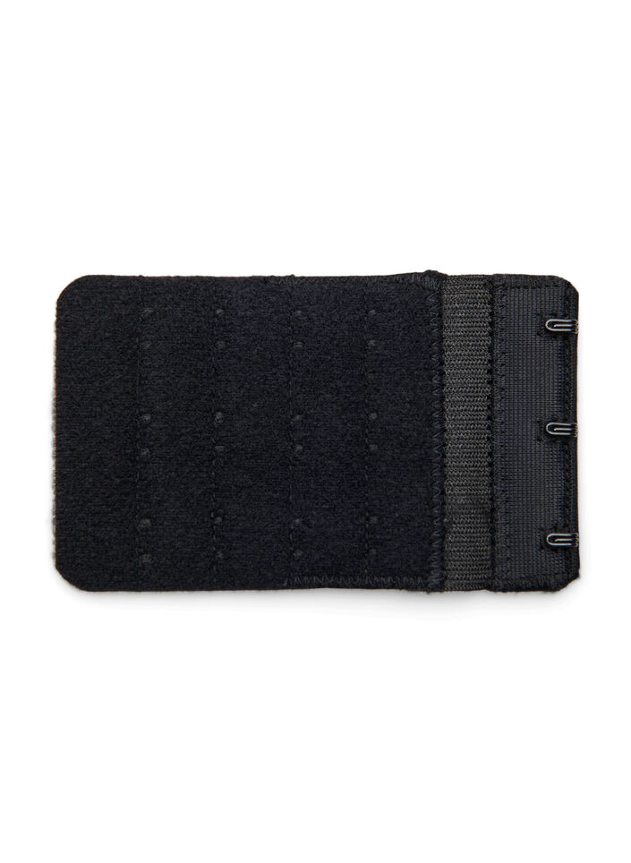 Extenseur de soutien-gorge comportant trois crochets, Noir, Packshot image number 1