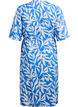 FLASH - Robe midi imprimée à ceinture à nouer, Bleu, Packshot image number 1