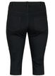 Pantacourt Emily coupe slim en denim, Black, Packshot image number 1