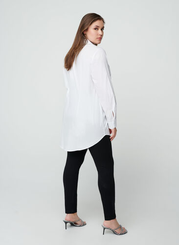 Chemise manches longues, Bright White, Model image number 1