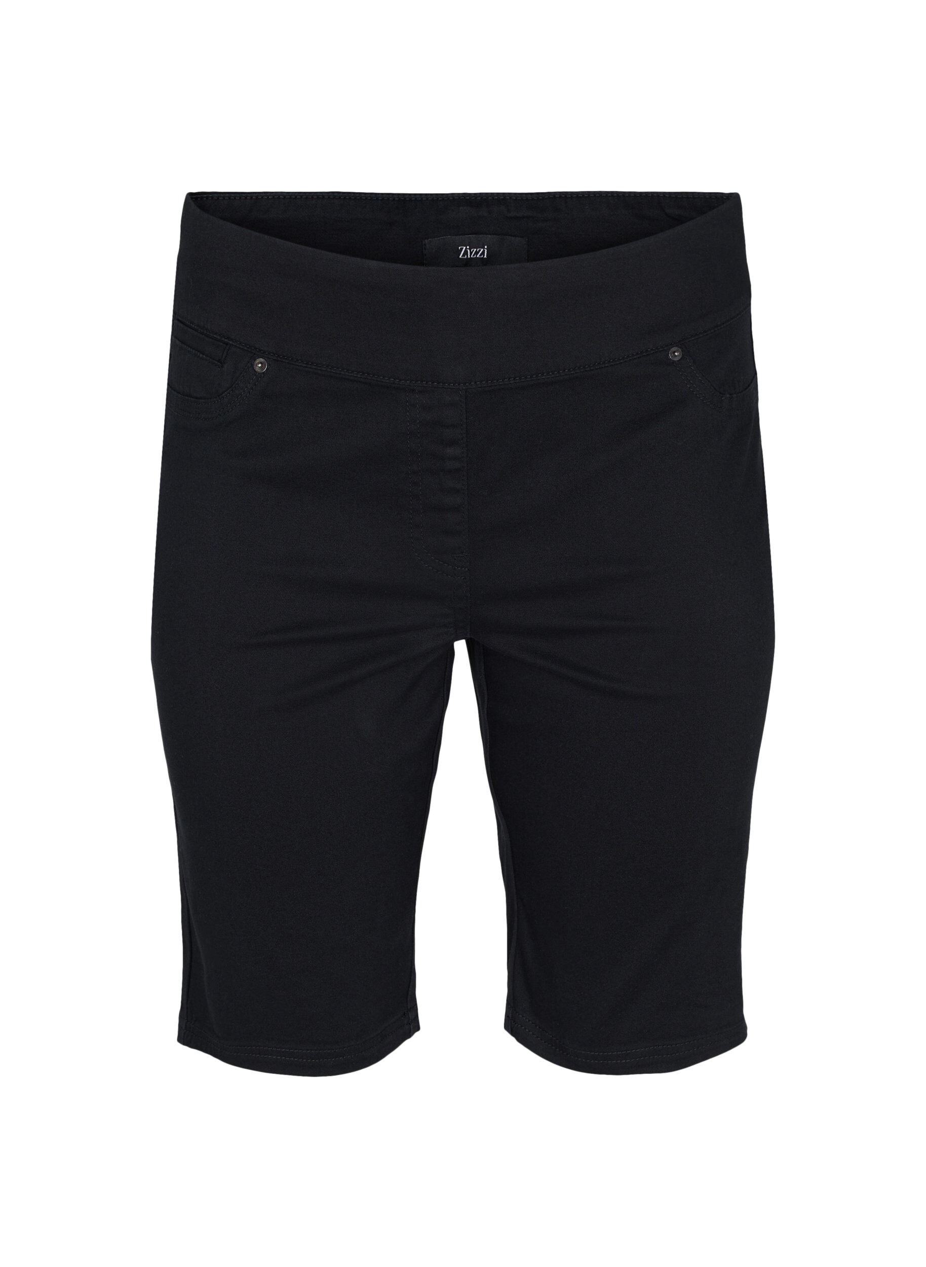 Zizzi Short moulant avec poches arri&egrave;re, Black, Packshot image number 0