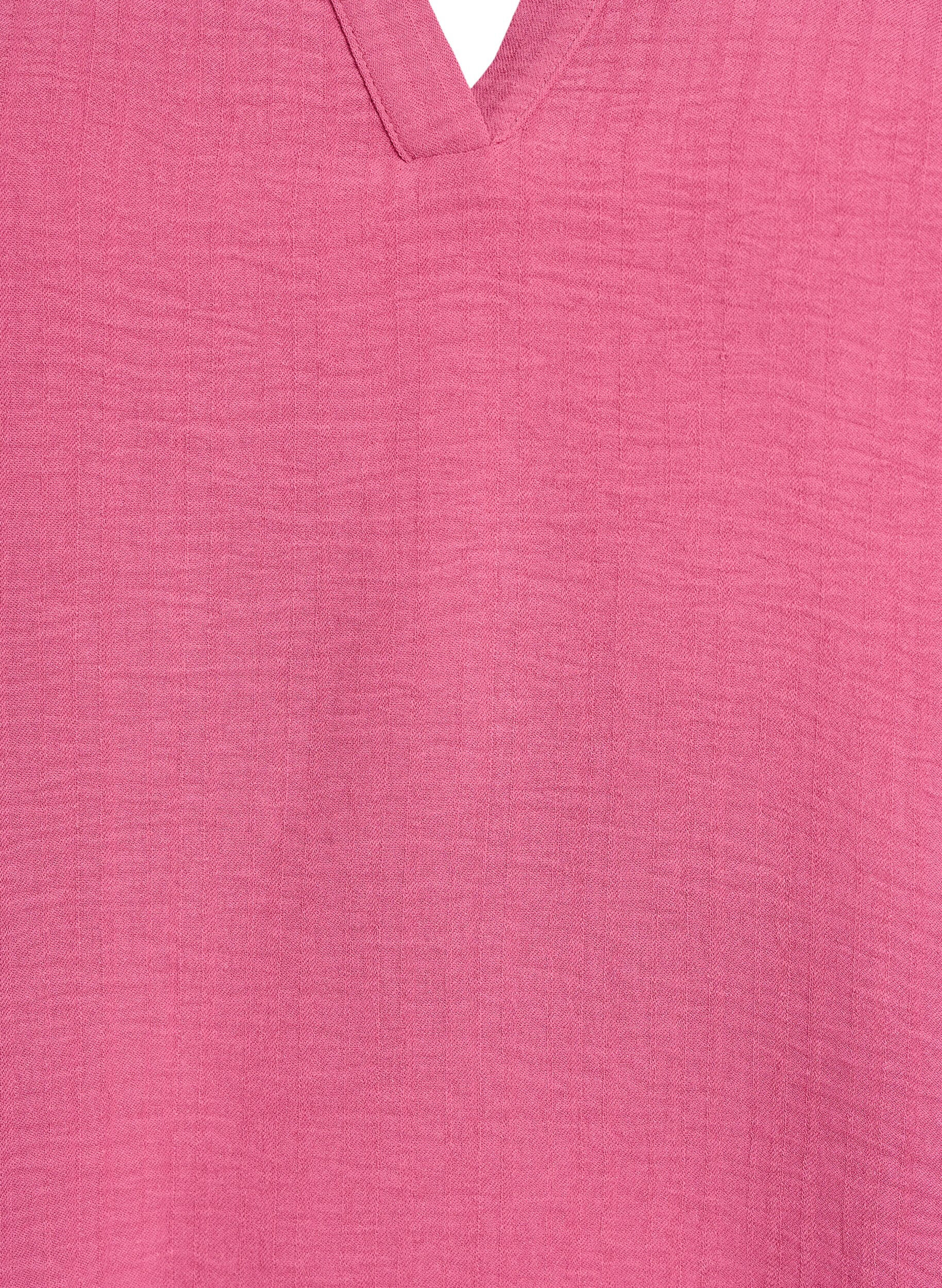 Zizzi Chemisier ample &agrave; manches courtes, Bordeaux, Packshot image number 2