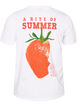 T-shirt en coton avec imprim&eacute;, Blanc, Packshot image number 1