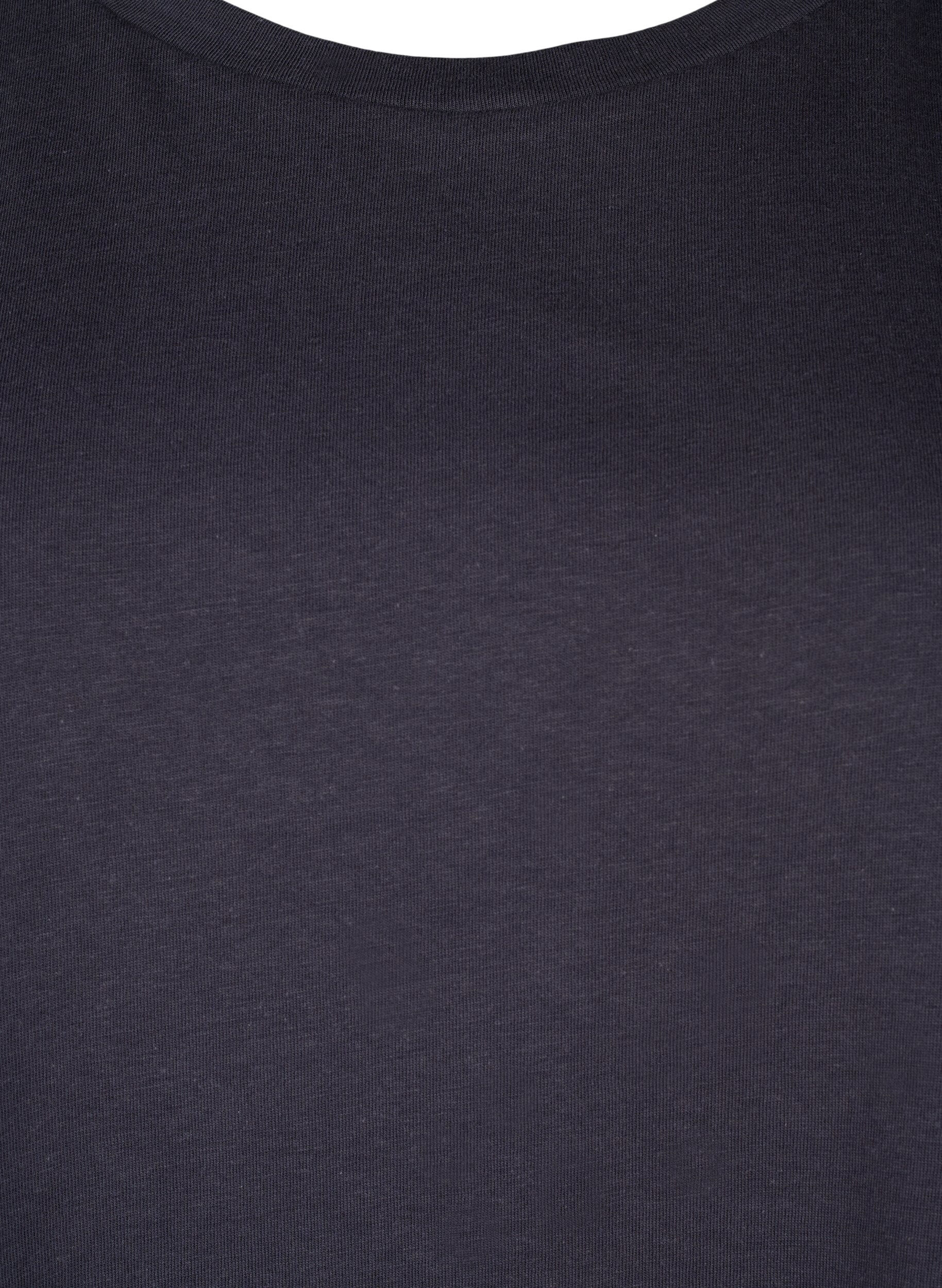 ZizziT-shirt &agrave; manches courtes en m&eacute;lange de coton, Gris anthracite, Packshot image number 2