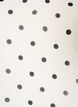 Robe en viscose avec volants et manches transparentes, Blanc, Packshot image number 2