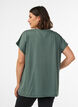 T-shirt de sport couleur unie, Vert, Model image number 2