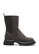 Bottines &agrave; semelle &eacute;paisse en su&eacute;dine, Marron, Packshot image number 0