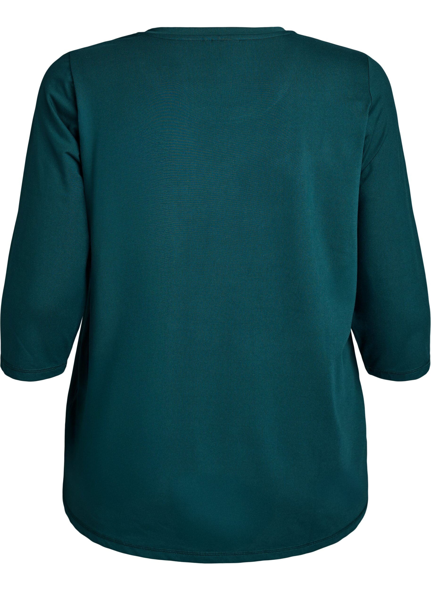 ZizziHaut de sport &agrave; manches 3/4, Vert fonc&eacute;, Packshot image number 1