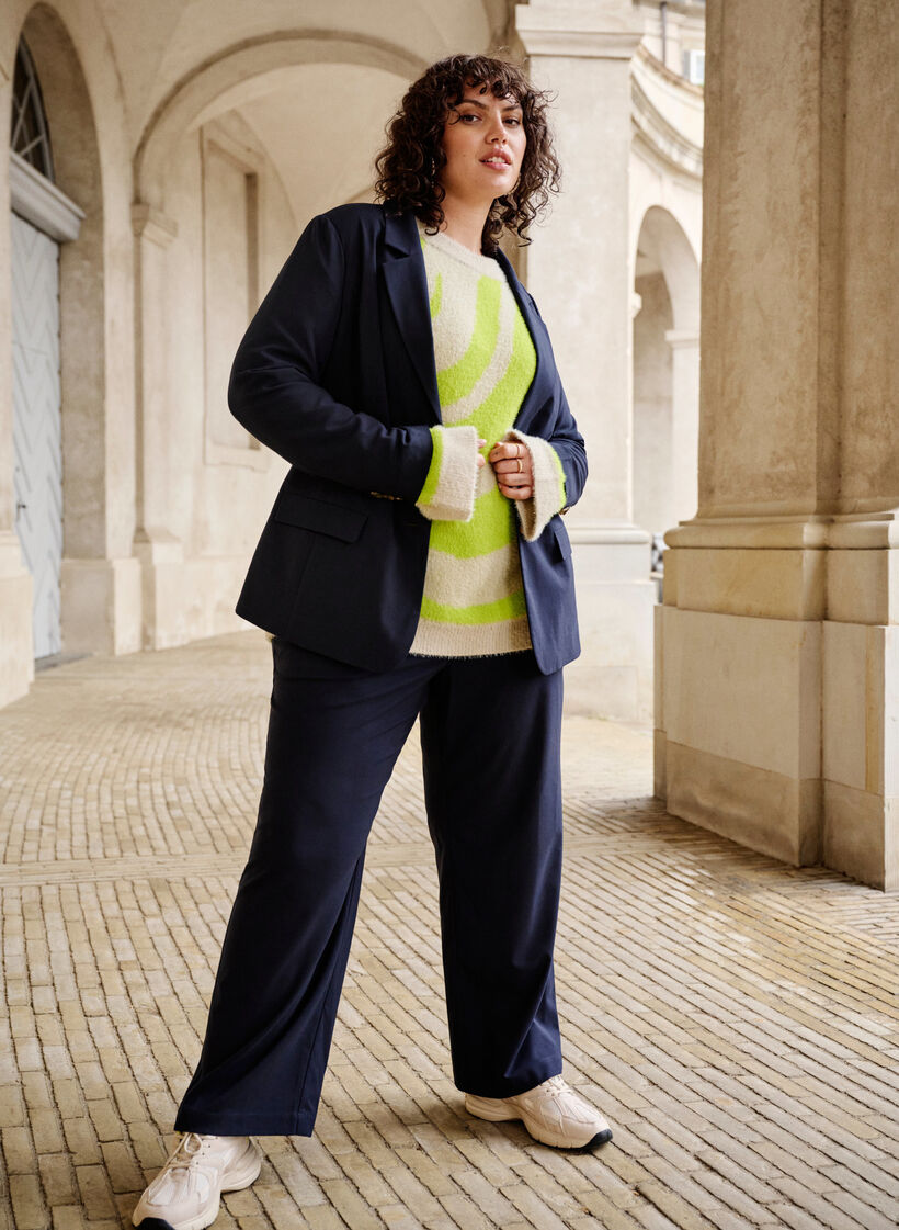 Pantalon classique à coupe droite, Night Sky, Image image number 0