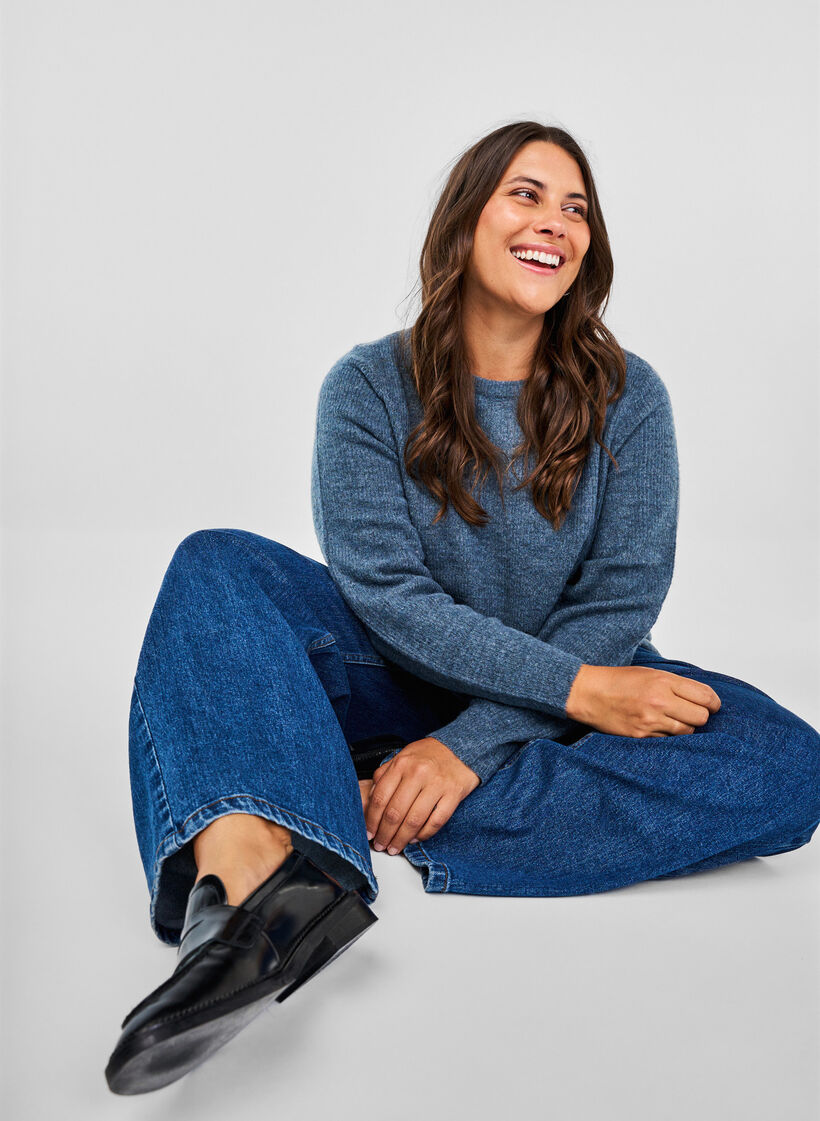 Pull mélangé à col rond, Bering Sea Mel., Image image number 0