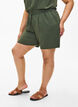 Short avec poches et ceinture &eacute;lastique, Vert, Model image number 3
