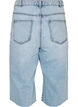 Jean cropped &agrave; effet us&eacute; et bords bruts, Bleu Clair, Packshot image number 1