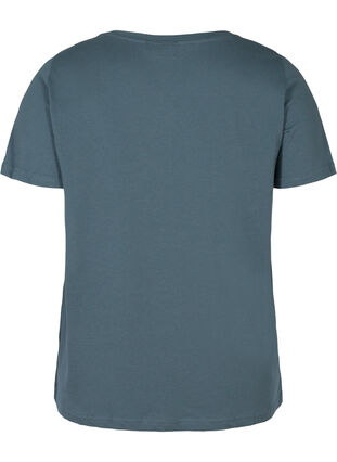 T-shirt coton et imprimé, Dark Slate w. Wish, Packshot image number 1