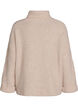 Pull &agrave; col roul&eacute; et torsades, Vanille, Packshot image number 1