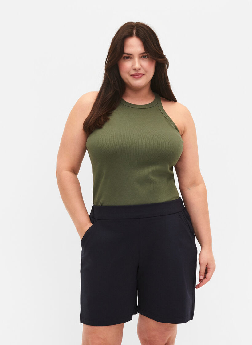 Short Maddison, coupe régulière, Night Sky, Model image number 0