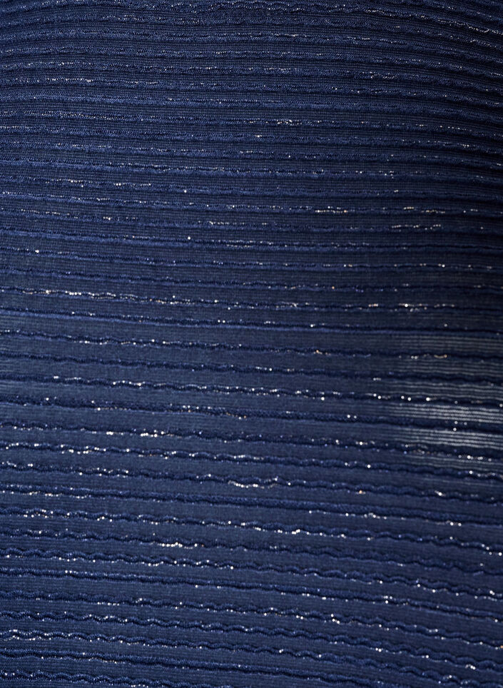 Blouse textur&eacute;e avec paillettes, Bleu, Packshot image number 2