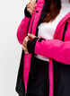 Veste de ski bicolore avec capuche, Fuchsia Purple Comb, Model image number 2