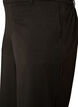 Pantalon de costume taille haute coupe droite, Noir, Packshot image number 2
