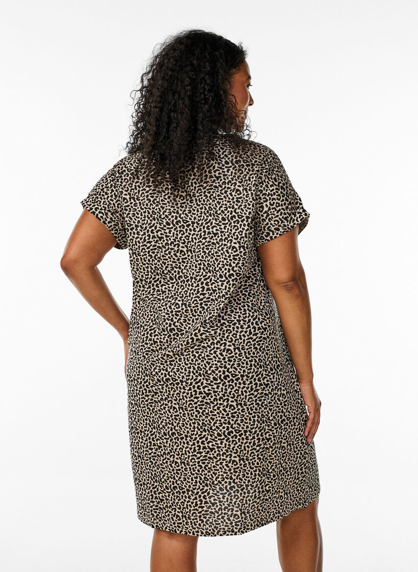 2-pack Robe T-shirt &agrave; manches courtes, Camel, Model image number 2