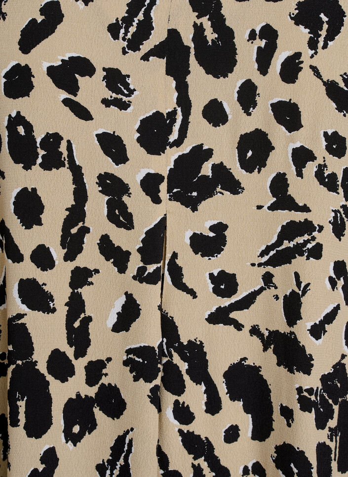 Robe &eacute;vas&eacute;e en viscose, Beige, Packshot image number 2