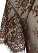 Blouse en dentelle &agrave; manches courtes avec lien &agrave; nouer, Marron, Packshot image number 3