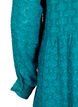 Robe en jacquard avec col à volants, Deep Lake, Packshot image number 3