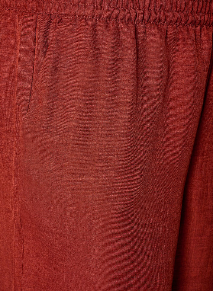 Short avec poches et taille haute, Bordeaux, Packshot image number 2