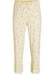 Pantalon de pyjama en jersey doux avec taille haute et imprim&eacute; fruits, Jaune clair, Packshot image number 0