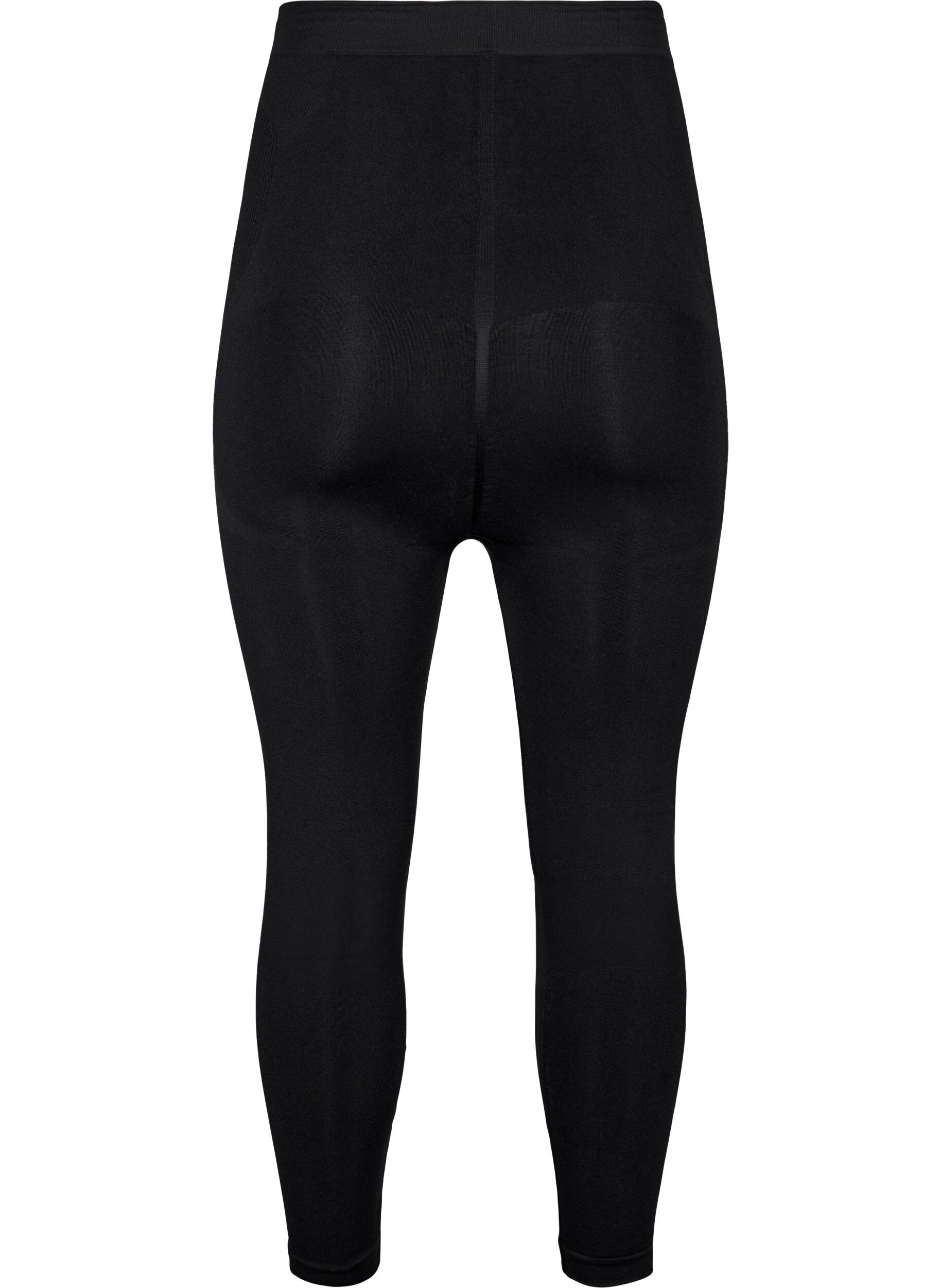 Zizzi Leggings gainants &agrave; taille haute, Noir, Packshot image number 1