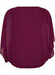 Blouse en mousseline avec effet ballon, Violet, Packshot image number 1