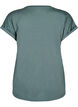 T-shirt &agrave; manches courtes en m&eacute;lange de coton, Vert, Packshot image number 1