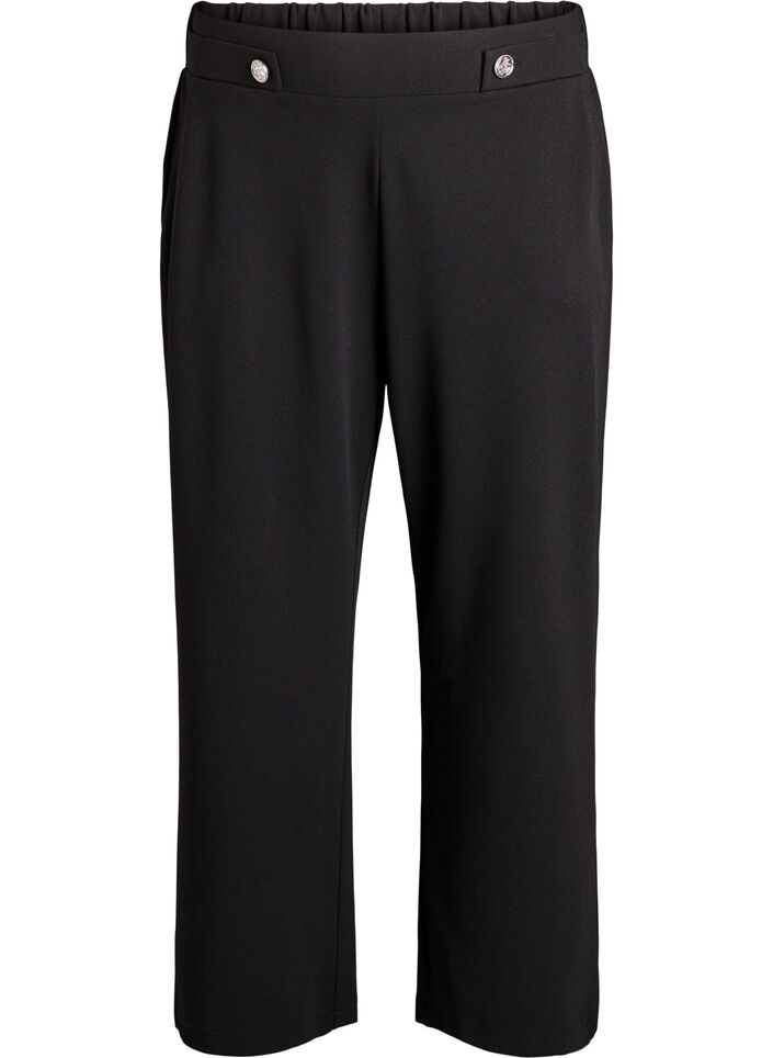 Pantalon ample avec poches, Noir, Packshot image number 0