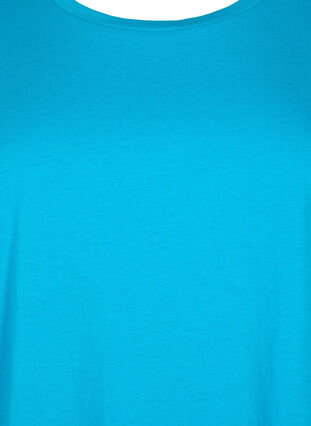 T-shirt à manches courtes en mélange de coton, Hawaiian Ocean, Packshot image number 2
