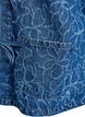 Veste en jean avec nœud de fermeture et poches, Blue Denim Destroy, Packshot image number 3