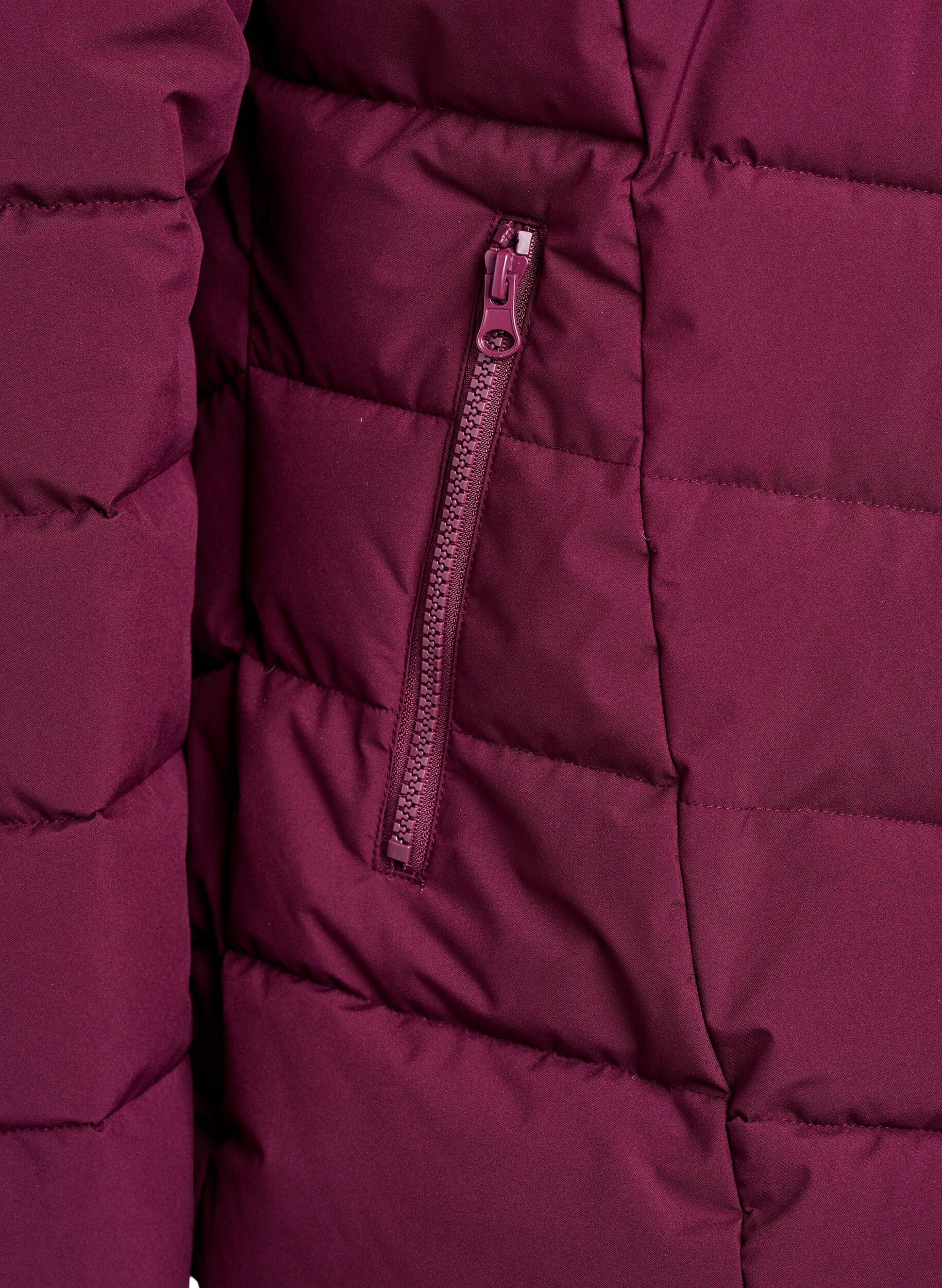 ZizziVeste courte &agrave; capuche, Bordeaux fonc&eacute;, Packshot image number 3