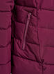 Veste courte &agrave; capuche, Bordeaux fonc&eacute;, Packshot image number 3