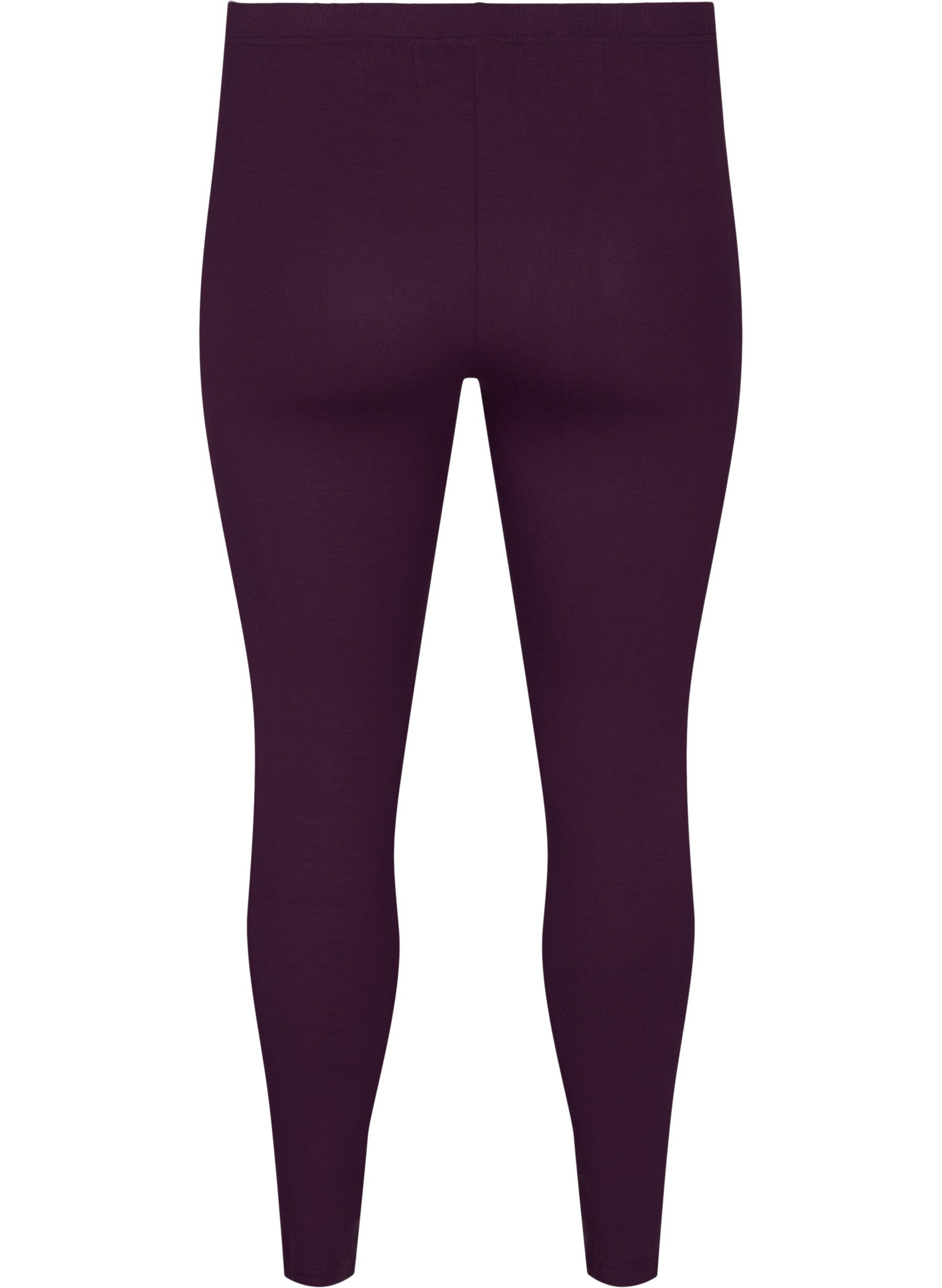 Zizzi Leggings basiques en viscose, Violet, Packshot image number 1