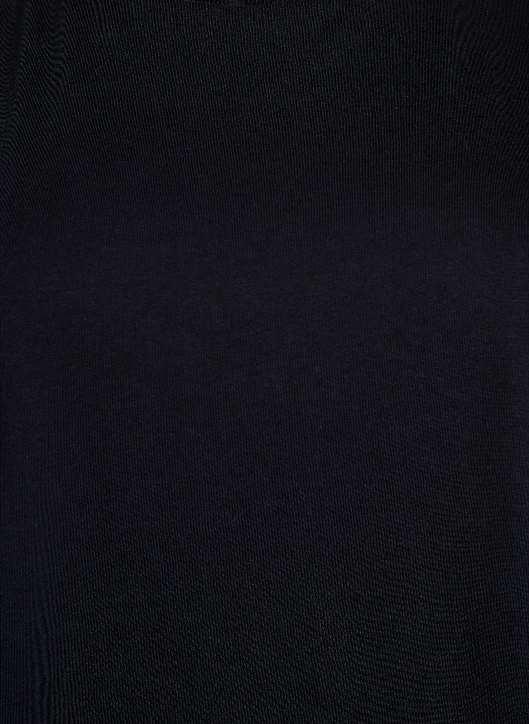 Zizzi Chemisier en jersey sans manches avec &eacute;paulettes, Noir, Packshot image number 2