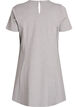 Robe courte &eacute;vas&eacute;e en jersey, Gris, Packshot image number 1