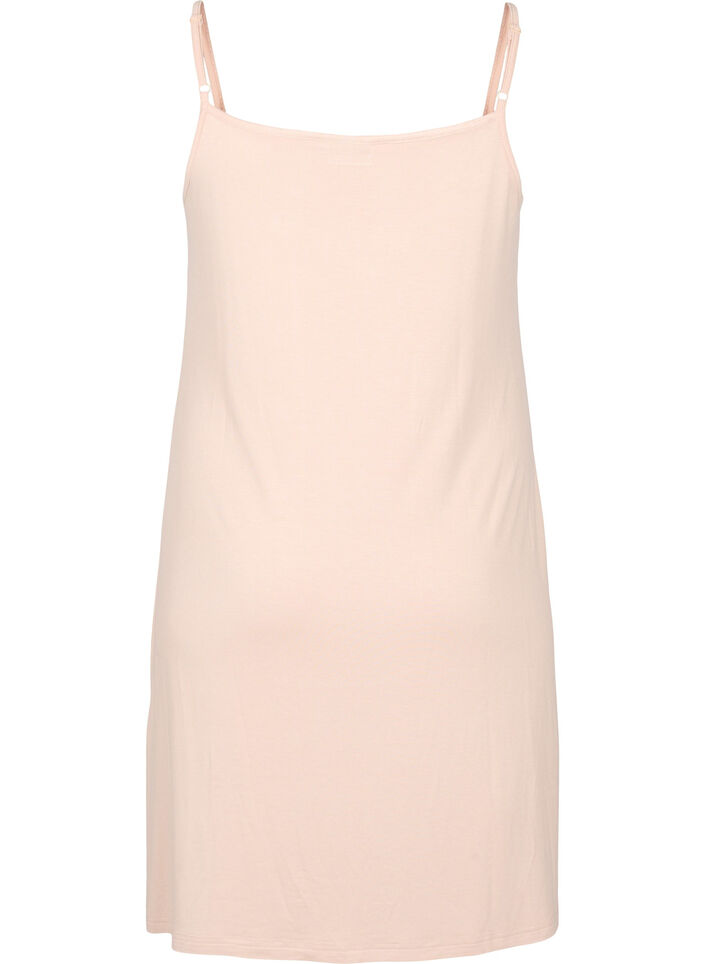 Dessous de robe en viscose uni, Vanille, Packshot image number 1