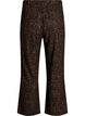 Pantalon avec texture ondul&eacute;e, Marron, Packshot image number 1