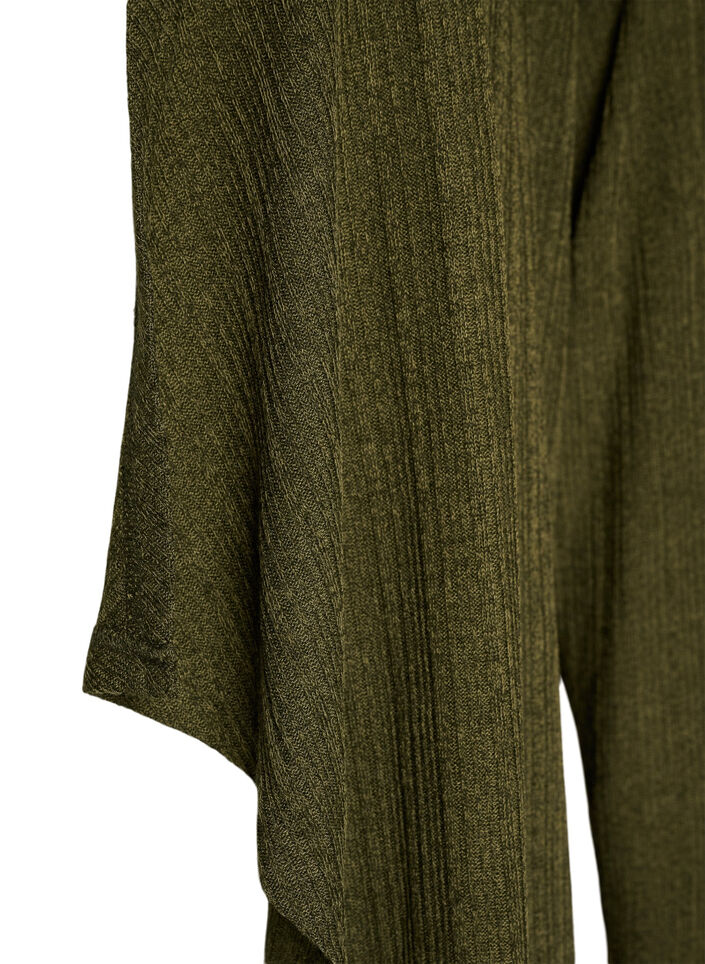 Cardigan ouvert en jersey textur&eacute;, Bleu, Packshot image number 2