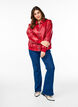Blouson bomber en similicuir, Rhythmic Red, Model image number 2