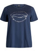 T-shirt imprim&eacute;, Bleu, Packshot image number 0