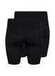 Short cycliste en viscose (lot de 2), Noir, Packshot image number 1