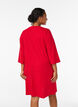 Chemise de nuit en coton bio avec motif de No&euml;l, Rouge, Model image number 2
