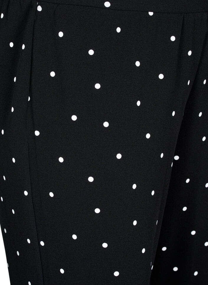 Pantalon &agrave; coupe droite, Noir, Packshot image number 2