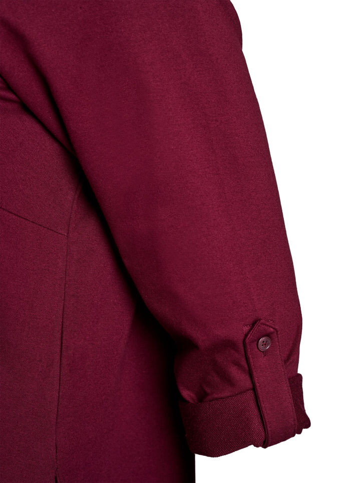 Robe ballon avec poches, Bordeaux fonc&eacute;, Packshot image number 3